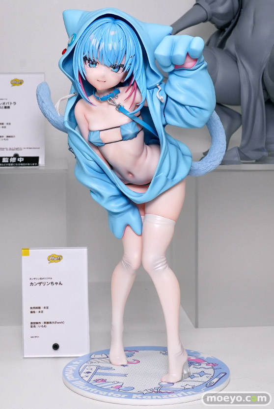 ワンダーフェスティバル2026 [冬]  フィギュア ファット・カンパニー バーチャルイラストレーター カンザリンちゃん 猫耳パーカーVer. 阿部昂大 いもむ 齋藤満 01