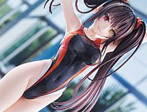 深井涼介さんデザイン協力の競泳水着姿でフィギュア化！ ホビージャパン新作美少女フィギュア「スイムスーツシルエット　デート・ア・ライブ　時崎狂三 競泳水着Ver.」予約受付開始！