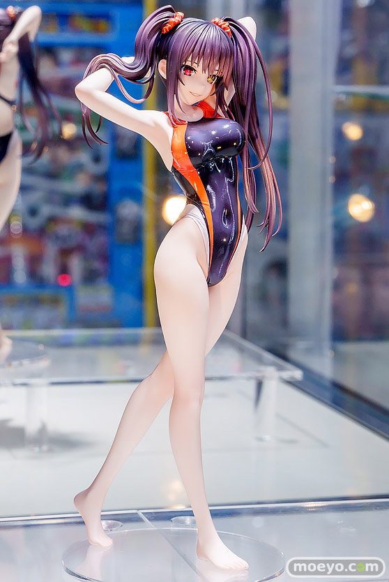 ホビージャパン AMAKUNI スイムスーツシルエット　デート・ア・ライブ　時崎狂三 競泳水着Ver. i-con 五日市歩 深井涼介 フィギュア  あみあみ 秋葉原ラジオ会館店 02
