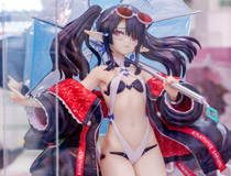 いよいよ来月発売！コトブキヤ新作美少女フィギュア「ファンタシースターオンライン2 es 白砂のアネット[サマーバケーション]」彩色サンプルがアキバで展示！