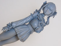 【WF2026冬】尺玉新作美少女フィギュア「黒川ミウ illustration by YD」監修中原型が展示！