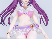 第一再臨時の水着姿をフィギュア化！アワートレジャー新作美少女フィギュア「Fate/Grand Order ルーラー/スカサハ=スカディ[Summer Queens]」最新の彩色サンプルがアキバで展示！