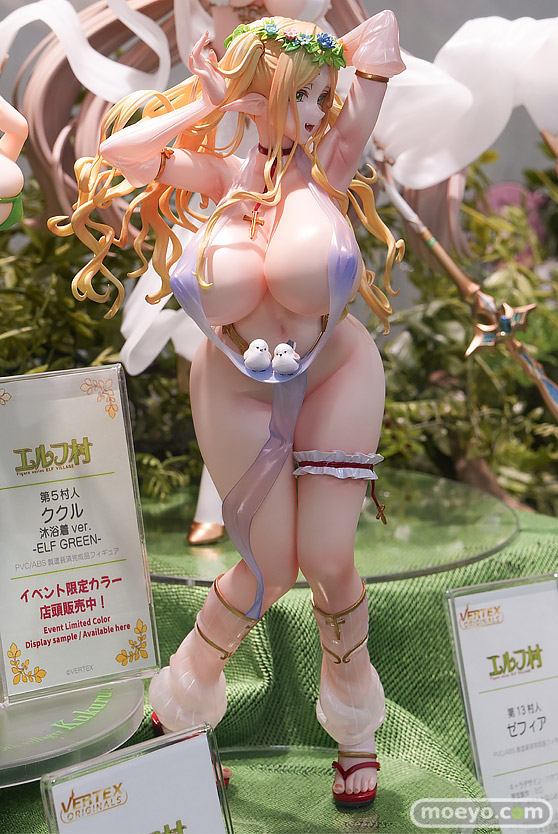 ヴェルテクス ヴェルテクス・オリジナルズ エルフ村 第4村人 プリシラ 沐浴着ver. ミロ あきもとはじめ 朝凪 フィギュア エルフ村祭 02