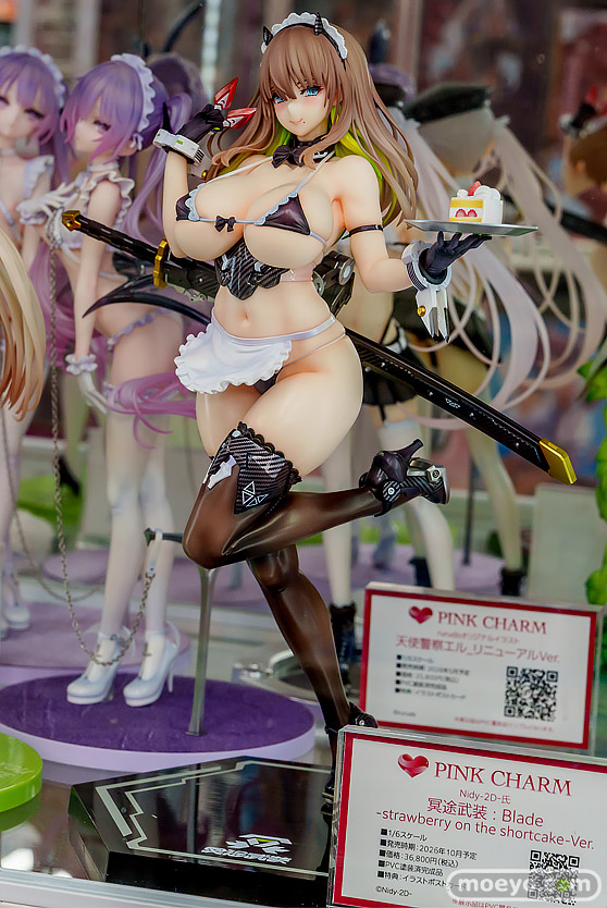 Pink・Charm 冥途武装 : Blade -strawberry on the shortcake-Ver. にゃばー 五日市歩 Nidy-2D- フィギュア あみあみ秋葉原フィギュアタワー店 04