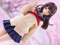 プラモデルと布服がセットになった「きるプラ」シリーズ始動！コトブキヤ新作美少女プラモデル「創彩少女庭園 きるプラ 結城まどか[桃桜高校・冬服]」予約受付開始！