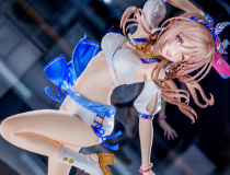 ネオンマックス新作美少女フィギュア「学園アイドルマスター 姫崎莉波 キミとセミブルーVer.」彩色サンプルがアキバで展示！