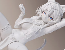 【Bfull FOTS JAPAN】オリジナルフィギュア・褐色猫娘「マウ」が、1/6スケール未塗装出力品ガレージキットで新登場。