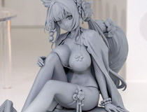 【グッドスマフェス2026東京】Wonderful Works新作美少女フィギュア「ブルーアーカイブ-Blue Archive- ワカモ（水着） メモリアルロビーVer.」監修中原型が展示！