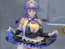 【アダルトフィギュア】株式会社デジタルコマース新作エロフィギュア「『オタク友達とのセックスは最高に気持ちいい』 三芳 メイドVer.」彩色サンプルがアキバで展示！