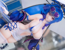 APEX新作美少女フィギュア「アズールレーン セントルイス レースクイーンVer.」彩色サンプルがアキバで展示！