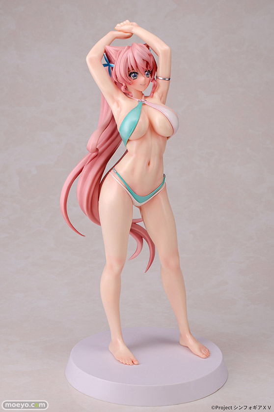 Q-six 戦姫絶唱シンフォギアXV マリア・カデンツァヴナ・イヴ ビキニスタイル Gloss ver. ノルグレコ Den-Gen フィギュア 02