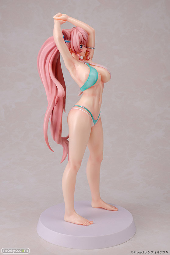 Q-six 戦姫絶唱シンフォギアXV マリア・カデンツァヴナ・イヴ ビキニスタイル Gloss ver. ノルグレコ Den-Gen フィギュア 03