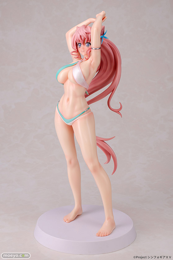 Q-six 戦姫絶唱シンフォギアXV マリア・カデンツァヴナ・イヴ ビキニスタイル Gloss ver. ノルグレコ Den-Gen フィギュア 06