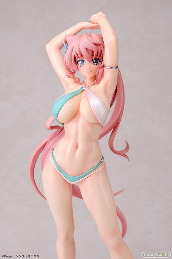 Q-six 戦姫絶唱シンフォギアXV マリア・カデンツァヴナ・イヴ ビキニスタイル Gloss ver. ノルグレコ Den-Gen フィギュア 07