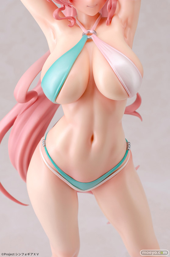 Q-six 戦姫絶唱シンフォギアXV マリア・カデンツァヴナ・イヴ ビキニスタイル Gloss ver. ノルグレコ Den-Gen フィギュア 09