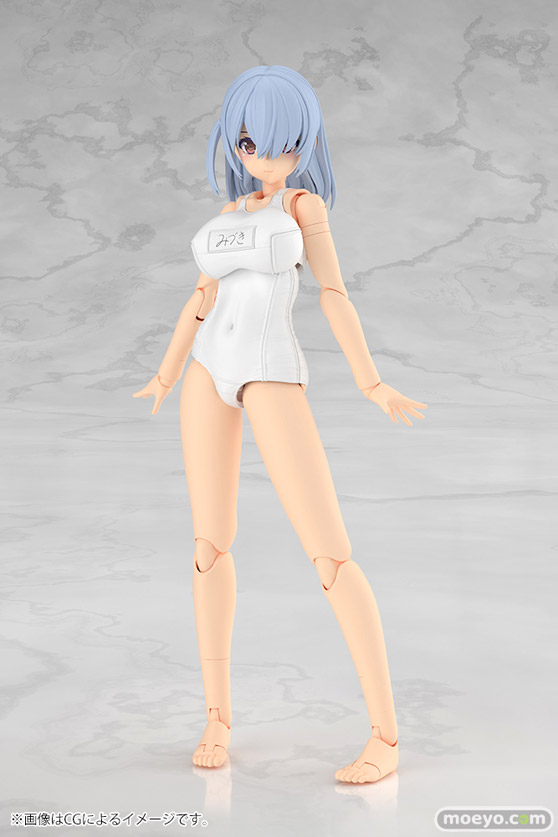 コトブキヤ フレームアームズ・ガール ミヅキ School Swimsuits ホワイトVer. 清水 康智 muscuto BRAIN KOTOBUKIYA 01