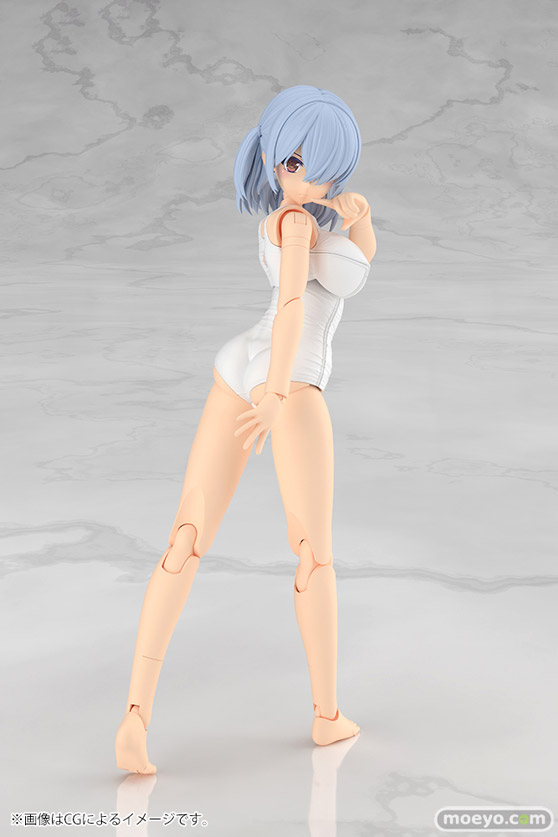 コトブキヤ フレームアームズ・ガール ミヅキ School Swimsuits ホワイトVer. 清水 康智 muscuto BRAIN KOTOBUKIYA 02
