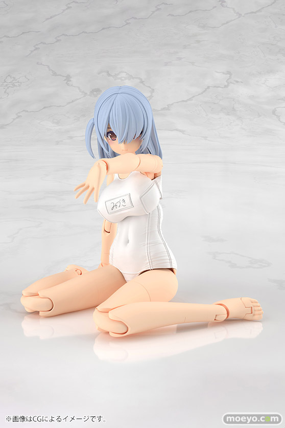 コトブキヤ フレームアームズ・ガール ミヅキ School Swimsuits ホワイトVer. 清水 康智 muscuto BRAIN KOTOBUKIYA 05