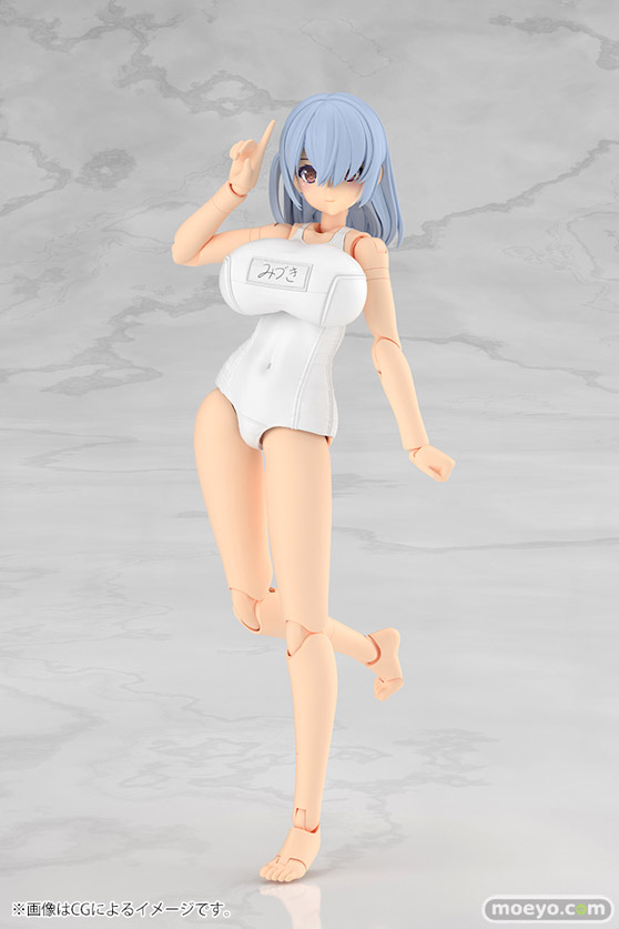 コトブキヤ フレームアームズ・ガール ミヅキ School Swimsuits ホワイトVer. 清水 康智 muscuto BRAIN KOTOBUKIYA 08