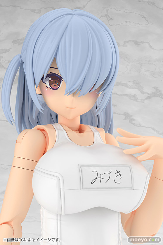 コトブキヤ フレームアームズ・ガール ミヅキ School Swimsuits ホワイトVer. 清水 康智 muscuto BRAIN KOTOBUKIYA 12