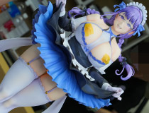 【アダルトフィギュア】【C108】株式会社デジタルコマース新作エロフィギュア「『オタク友達とのセックスは最高に気持ちいい』 三芳 メイドVer.」上半身（露出パーツ）状態の彩色サンプルが展示！