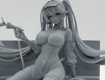 【WF2026夏】APEX-TOYS新作美少女フィギュア「アズールレーン エセックス スタートライン・スプラッシュVer.」監修中原型が展示！