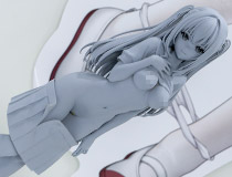 【WF2026夏】【アダルトフィギュア】CAMELOT新作エロフィギュア「らくがきちゃん illustration by かるたも」監修中原型が展示！