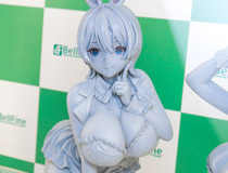 【WF2026夏】ベルファイン新作美少女フィギュア「バニーガーデン2 美羽香」監修中原型が展示！
