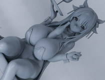 【AZUR LANE MUSI9 FES.】ユニオンクリエイティブ新作美少女フィギュア「アズールレーン 樫野 スチルイラストVer. 」監修中原型が展示！