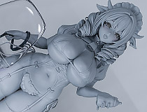 【AZUR LANE MUSI9 FES.】グッドスマイルアーツ上海新作美少女フィギュア「カウペンス ミルキィケアVer.」監修中原型が展示！
