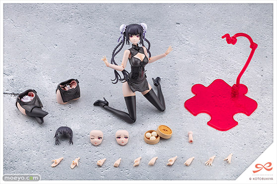 コトブキヤ 創彩少女庭園 薬師寺久遠[チャイナコスチューム] 1/10 プラモデル トイハウス株式会社 丸家裕之介 西丸芳弘 14