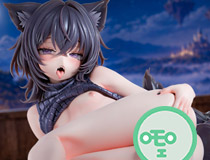 【アダルトフィギュア】【インサイト】肉感美少年シリーズより、黒狼のケモ耳男子「冥嵐（めいらん）」が1/5スケールフィギュアで新登場！